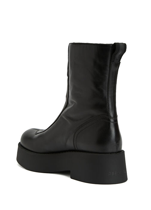 Luna Siyah Kadın Deri Bot - Görsel 4