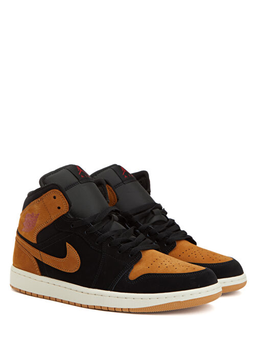 Air Jordan 1 Mid Se Erkek Deri Sneaker - Görsel 3