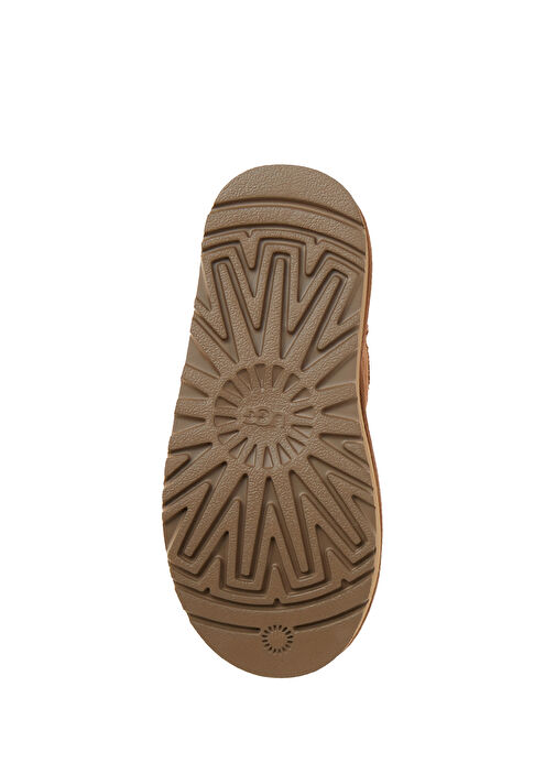 Classic Mini Platform Taba Kız Çocuk Deri Bot - Görsel 6