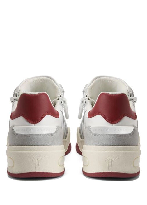 Çok Renkli Erkek Deri Sneaker - Görsel 4