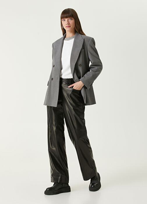 ジャケット BRUNELLO CUCINELLI GREY DOUBLE-BREASTED WOOL JACKET Brunello Cucinelli Grey Double Breasted Houndstooth Wool