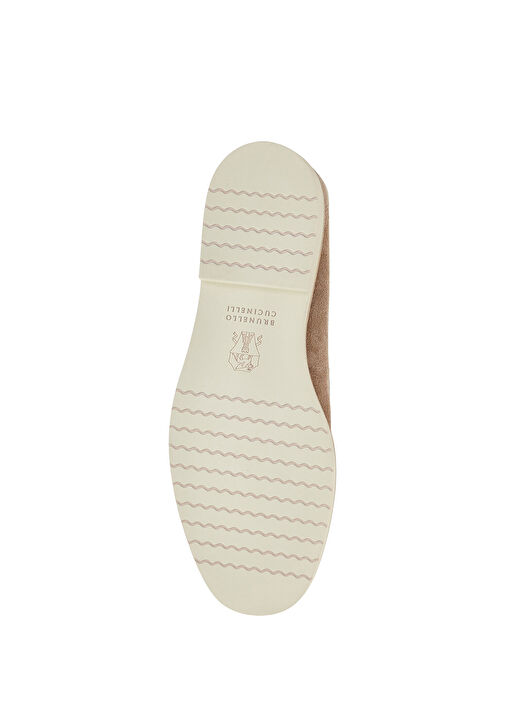 Brunello Cucinelli Bej Brunello Cucinelli Süet Erkek Loafer