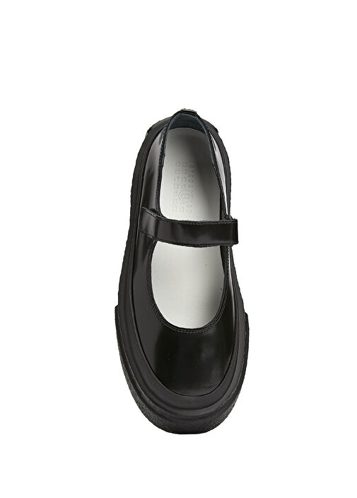 Siyah Kadın Deri Babet - Görsel 5