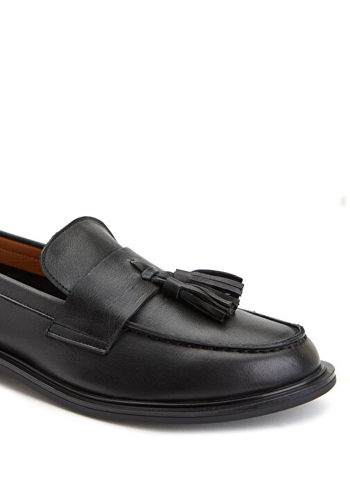 Divarese Divarese Siyah Kadın Deri Loafer Beymen'de! Siyah - 7. görsel