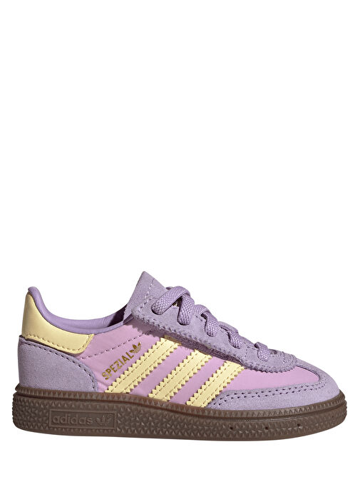 Handball Spezial Lila Çocuk Deri Sneaker - Görsel 2