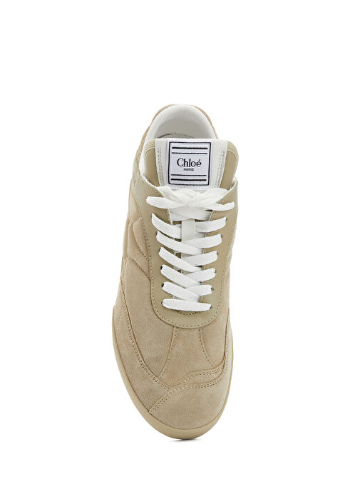 Kick Bej Kadın Süet Sneaker - Görsel 5