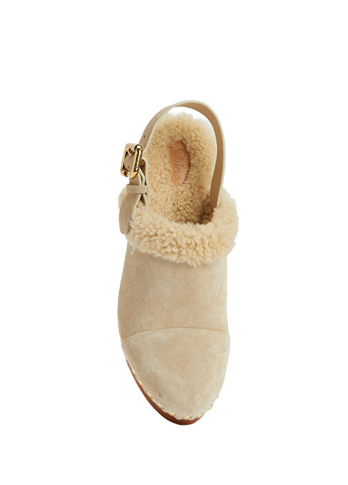 Jeanette Gri Kadın Deri Sandalet - Görsel 5