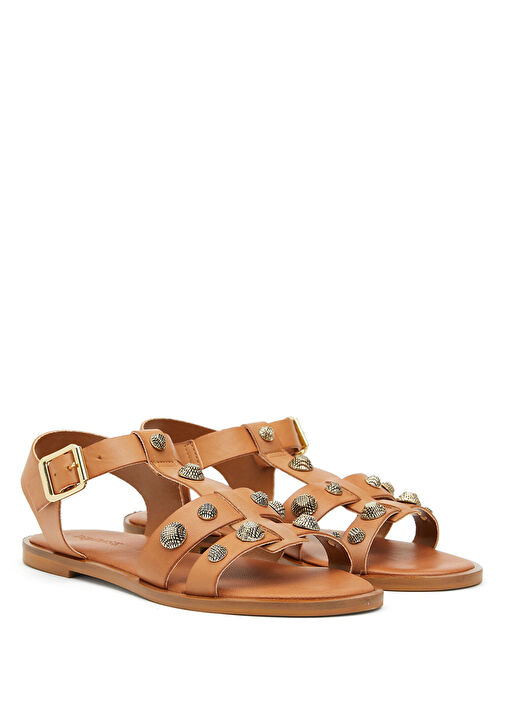 Divarese Taba Divarese Taba Kadın Deri Sandalet