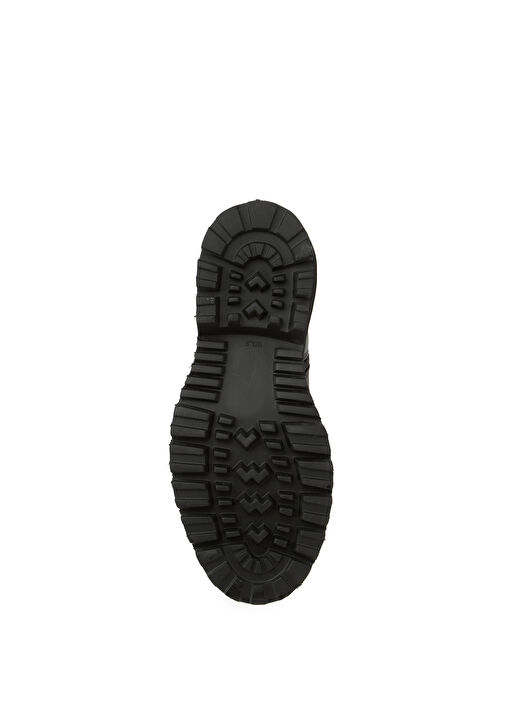 Siyah Baskılı Erkek Deri Bot - Görsel 6