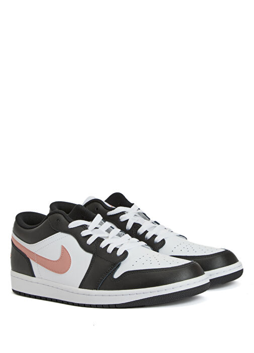 Air Jordan 1 Low Çok Renkli Erkek Deri Sneaker - Görsel 3