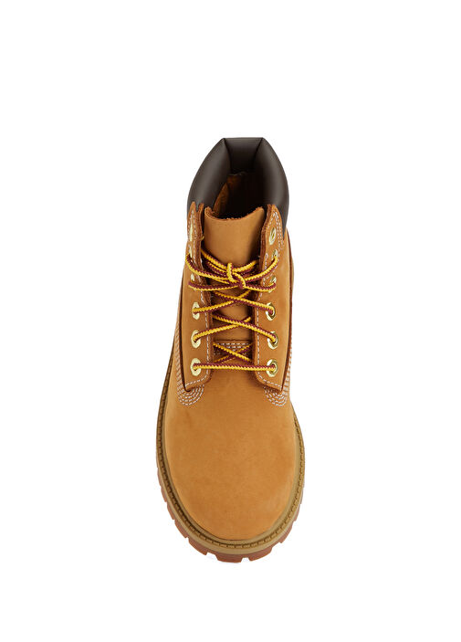 Premium 6 Inch Camel Unisex Çocuk Deri Bot - Görsel 5
