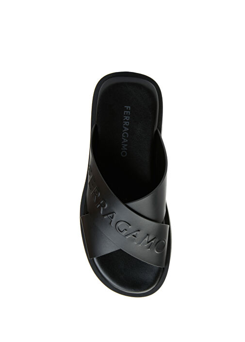 Siyah Erkek Deri Terlik - Görsel 5