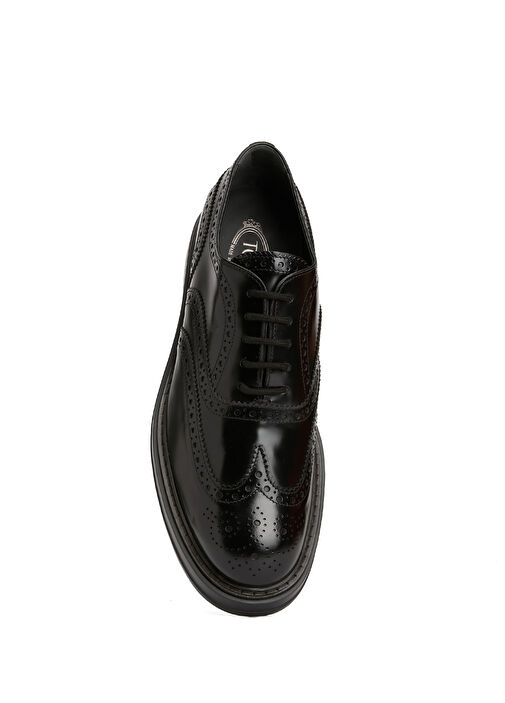 Siyah Erkek Deri Ayakkabı - Görsel 5