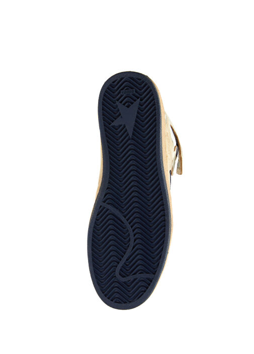 Skystar Mavi Beyaz Kadın Deri Sneaker - Görsel 6