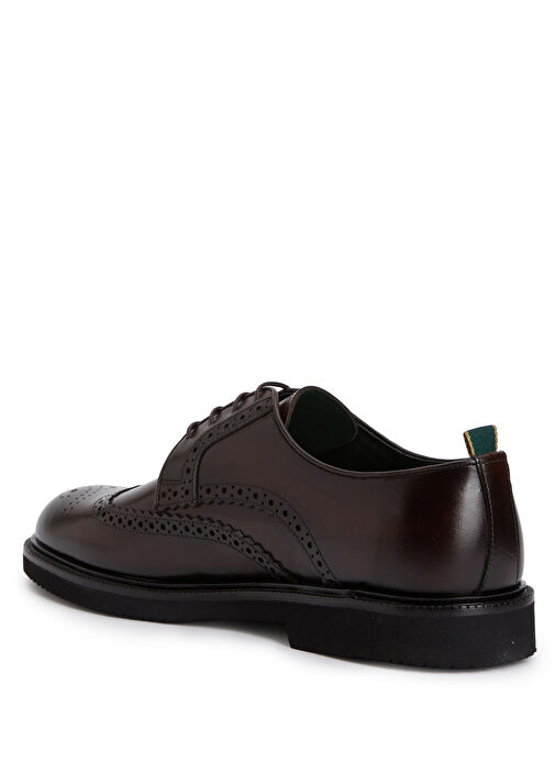 Kahverengi Zımbalı Erkek Deri Ayakkabı - Görsel 4