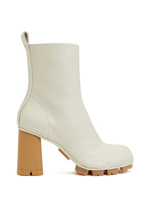 Shore Ekru Kadın Deri Bot - Görsel 2