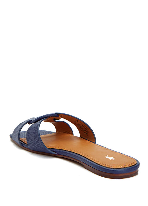 Polo Ralph Lauren Polo Ralph Lauren Lacivert Kadın Deri Terlik Sandalet & Terlik | Beymen Lacivert - 4. görsel
