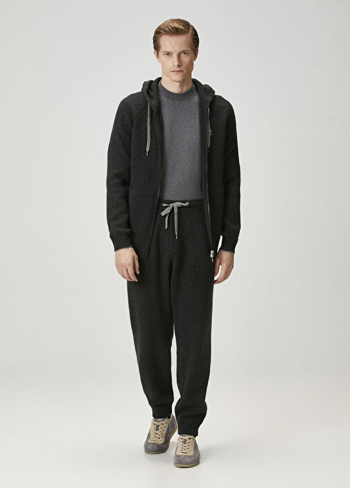 Brunello cucinelli トップス　ダークグレー Brunello Cucinelli Gri Erkek Gri Uzun Kollu T-shirt 1765604 | Beymen