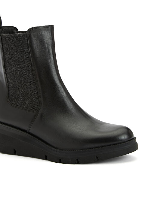 Siyah Kadın Deri Bot - Görsel 7
