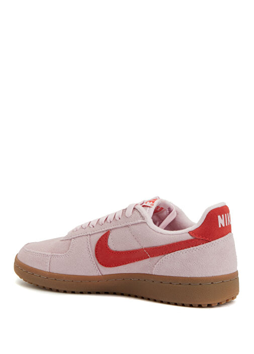 Field General Kırmızı Pembe Kadın Süet Sneaker - Görsel 4