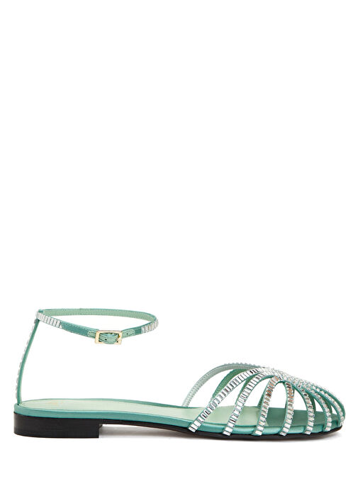 Alevi Alevi Turkuaz Geometrik Bantlı Babet Beymen'de! Turkuaz - 2. görsel