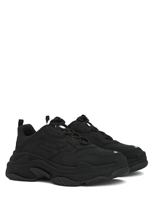Triple S Siyah Erkek Sneaker - Görsel 3