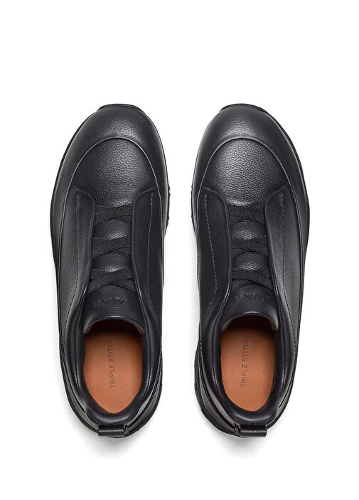 Monte Siyah Erkek Deri Bot - Görsel 4