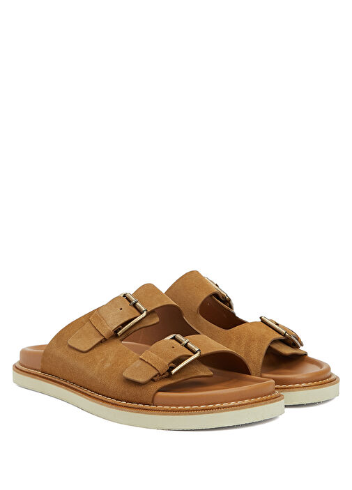 Tütün Erkek Süet Terlik - Görsel 8