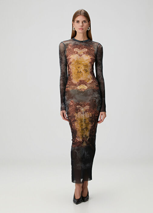 Jean Paul Gaultier - Grey Green Midi Dress