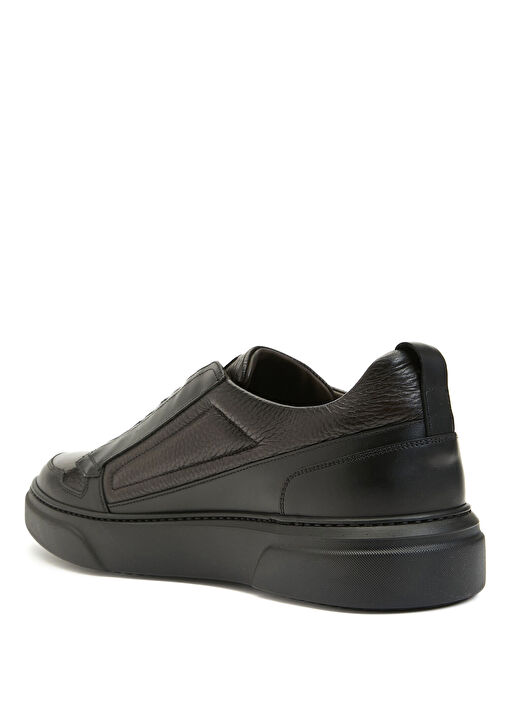 Barrett Siyah Lacivert Barrett Deri Erkek Sneaker