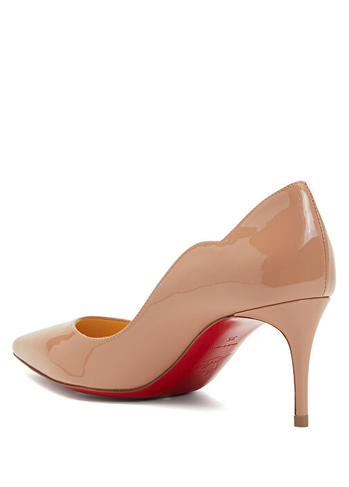 Hot Chick Nude Deri Topuklu Ayakkabı - Görsel 4