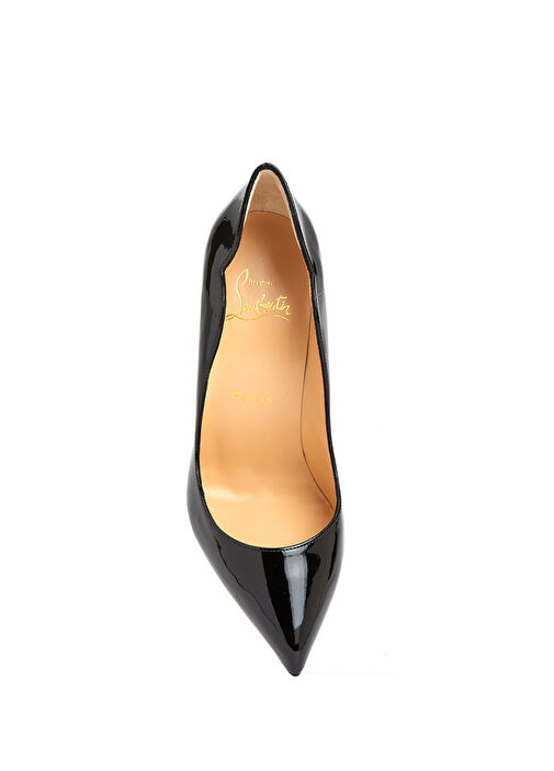 Hot Chick Siyah Deri Topuklu Ayakkabı - Görsel 5