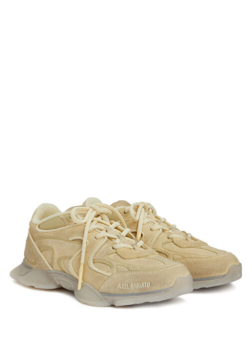 Eris Açık Sarı Kadın Süet Sneaker - Görsel 3