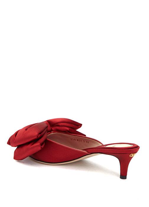 Kırmızı Kadın Terlik - Görsel 4