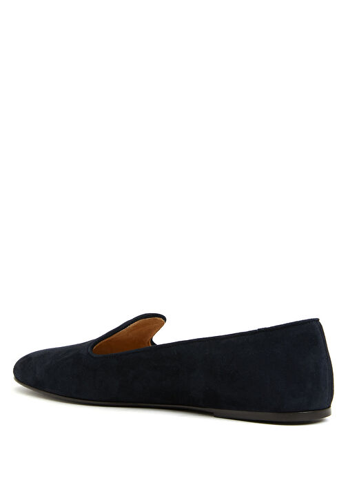 Lippi Lacivert Kadın Süet Loafer - Görsel 4