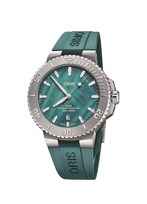 Oris Yeşil Erkek Aquis New York Harbor Limited Edition II Gri