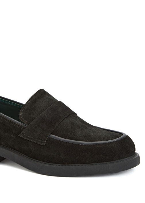 Siyah Erkek Deri Loafer - Görsel 7