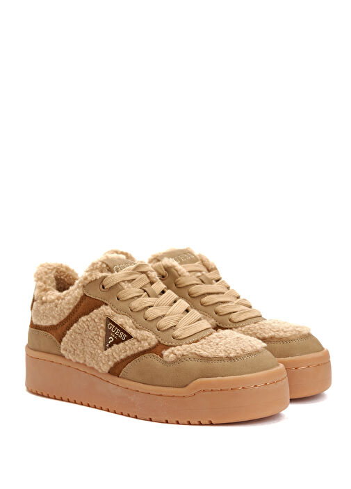 Nude Logolu Kadın Sneaker - Görsel 3