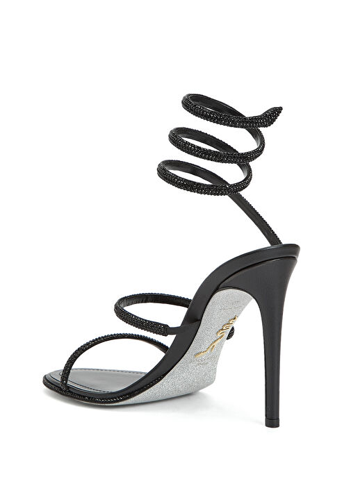 Siyah Kadın Sandalet - Görsel 4