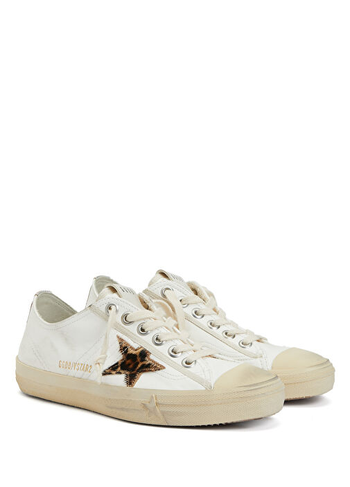 V-Star Limited Edition Beyaz Kadın Deri Sneaker - Görsel 3