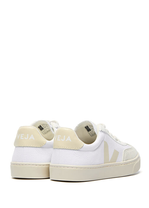 Small Volley Beyaz Çocuk Organik Pamuk Sneaker - Görsel 4