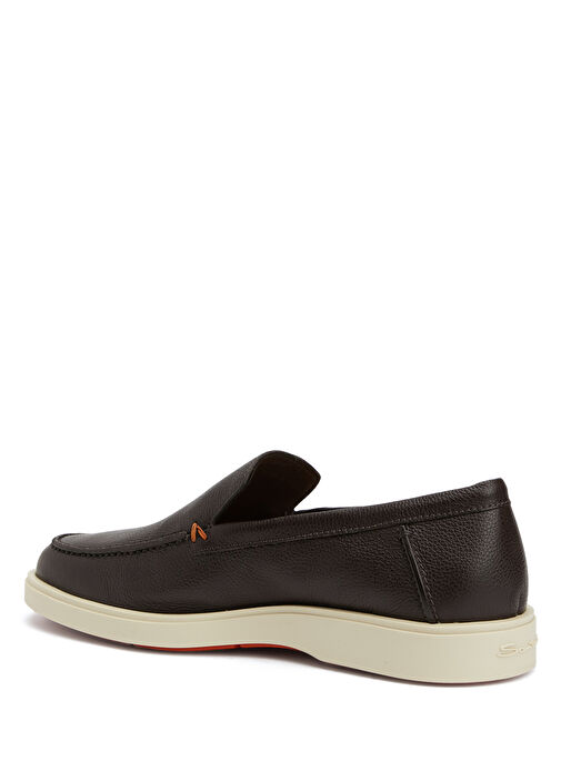Kahverengi Erkek Deri Loafer - Görsel 4