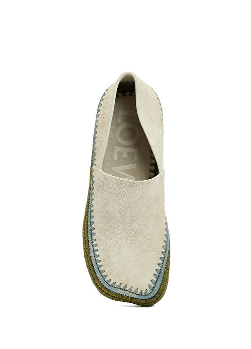 x Paula's Ibiza Gri Erkek Süet Espadril - Görsel 5