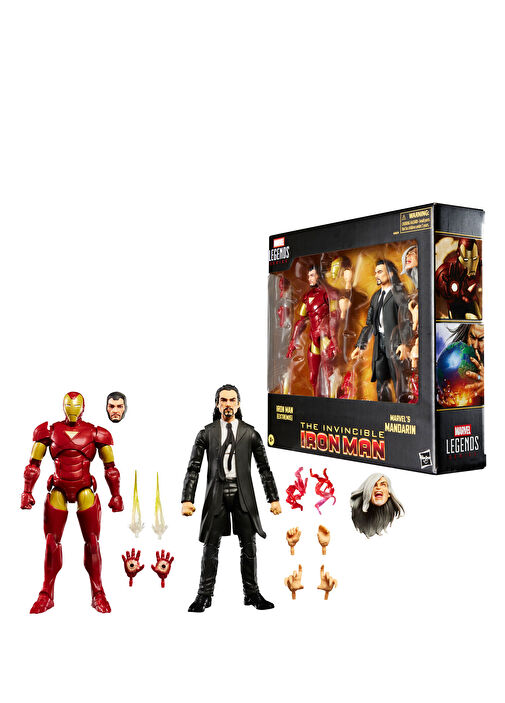 Marvel - Legends Iron Man Extremis and Marvel's Mandarin 2'li