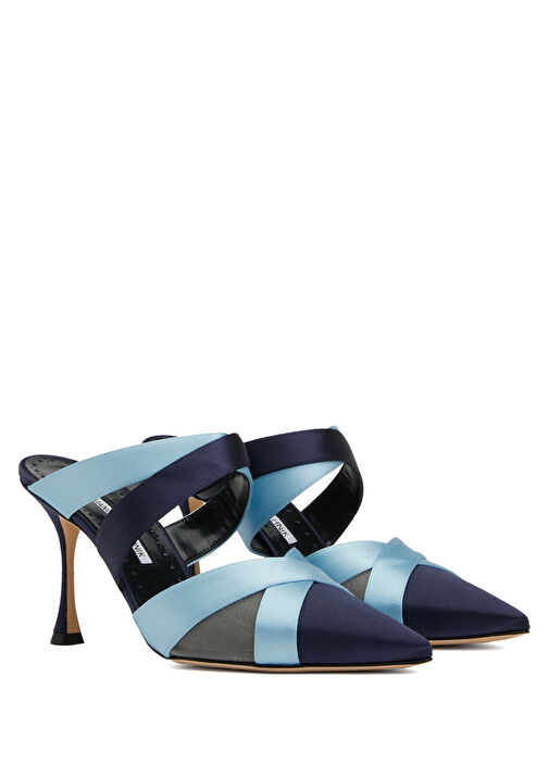 Oyounak Mavi Lacivert Kadın Terlik - Görsel 3