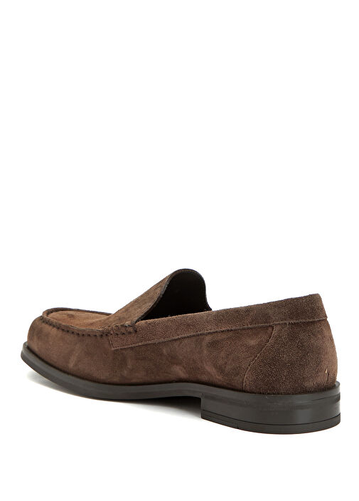 Kahverengi Erkek Süet Loafer - Görsel 4