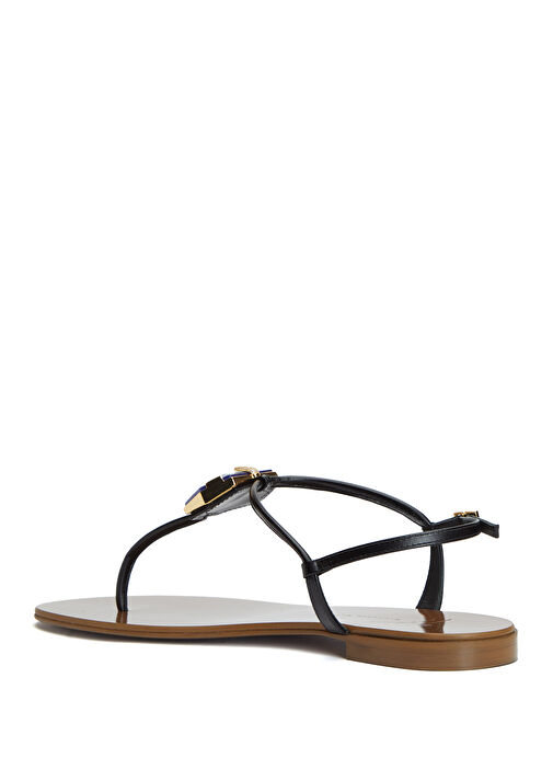 Giuseppe Zanotti Giuseppe Zanotti Siyah Kadın Deri Sandalet Sandalet & Terlik | Beymen Siyah - 4. görsel