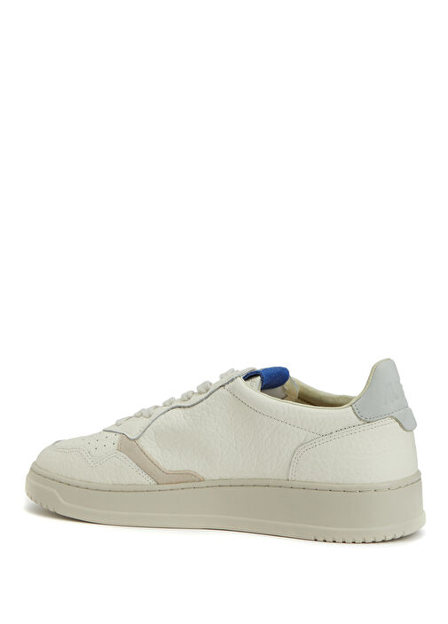 Beyaz Erkek Deri Sneaker - Görsel 4