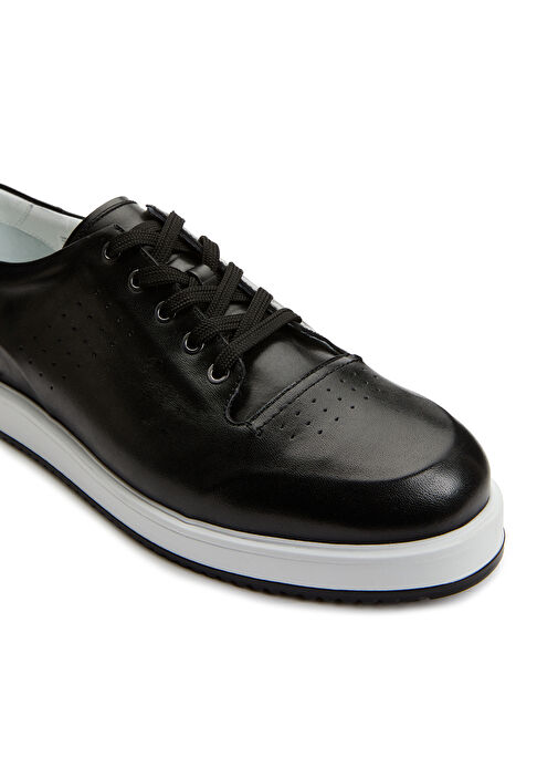 Siyah Erkek Deri Ayakkabı - Görsel 6