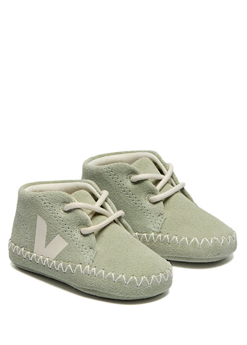 Light ZZ Crib Krem Süet Unisex Çocuk Sneaker - Görsel 3